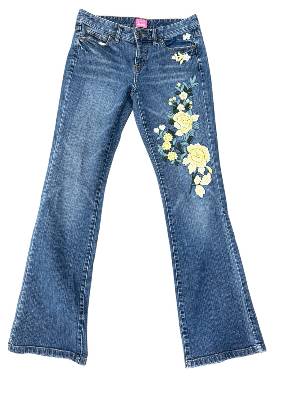 The Limited Drew Bootcut  Embroidered jeans 
Medium wash Size 4